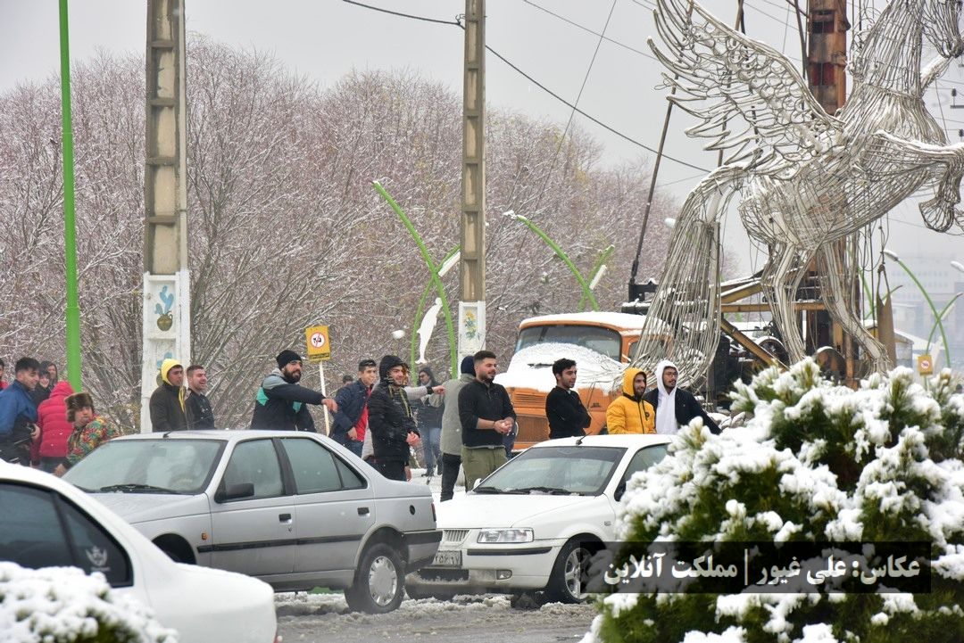 در هشتاد و ششمین روز پائیز، ارومیه سفیدپوش شد