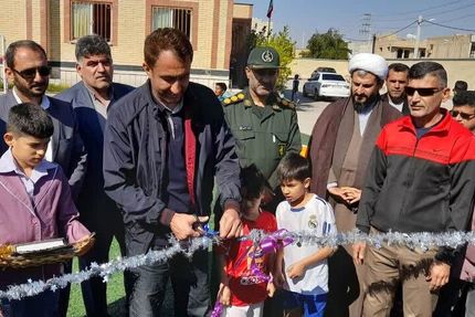 هفتمین چمن مدارس شهرستان دیلم افتتاح شد