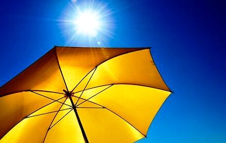 شاخص اشعه اشعه فرابنفش در وضعیت هشدار