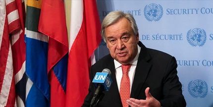 دبیر کل سازمان ملل: با نگرانی تحولات ایران را دنبال می‌کنم