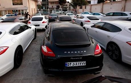 خودروهای آمریکایی، پورشه و مازراتی پلاک نمی‌شوند