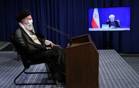 سخنرانی رهبر انقلاب در ارتباط تصویری با جلسه هیات دولت