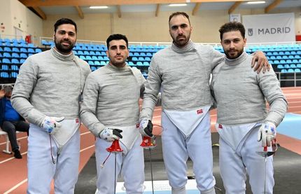 نایب قهرمانی تیم ملی شمشیربازی سابر ایران در آسیا