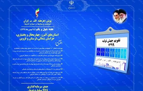 فردا، افتتاح ۲۴ پروژه آب و برق در قالب طرح #هرهفته_الف_ب_ایران