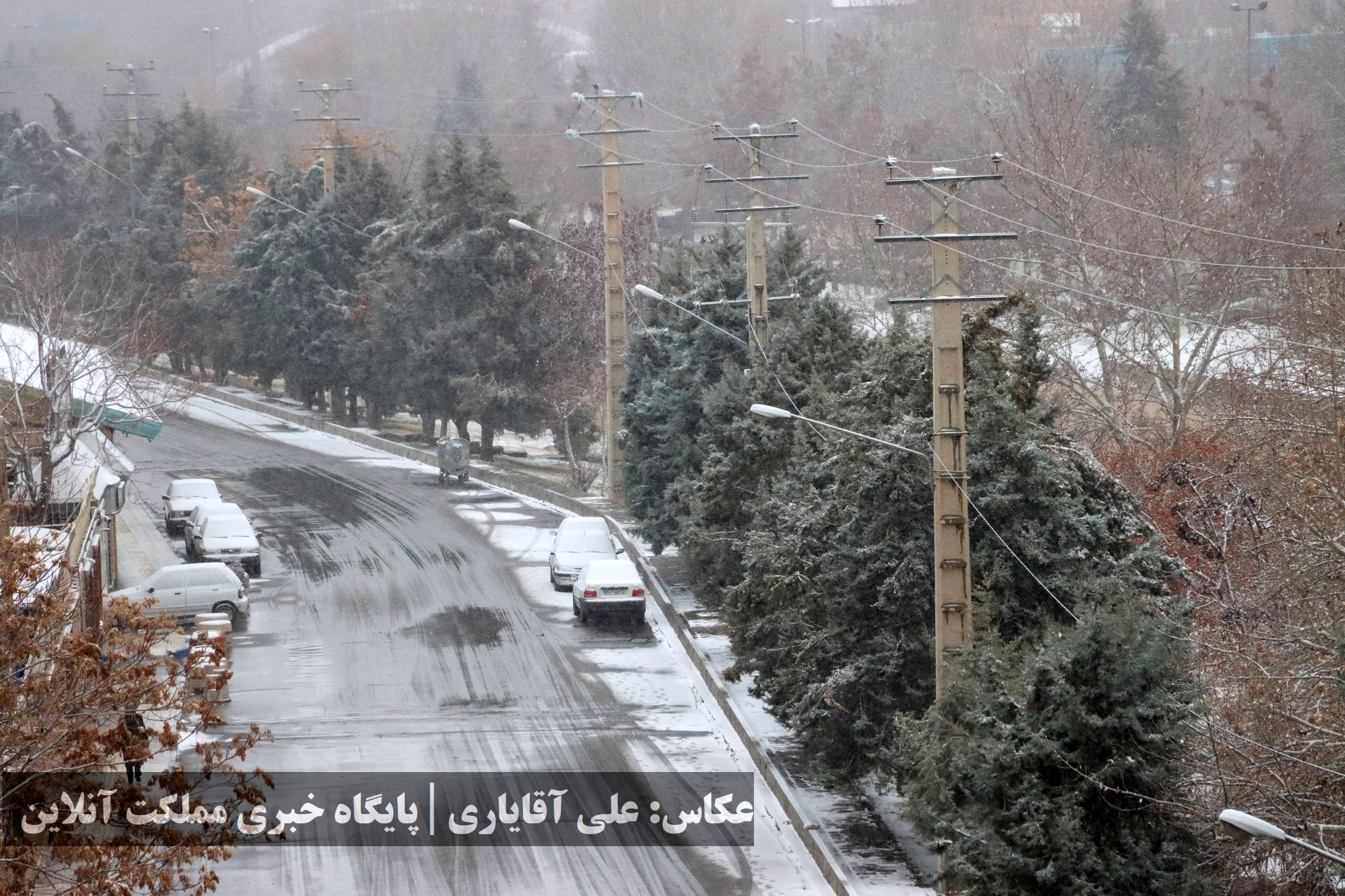 بارش برف در ارومیه