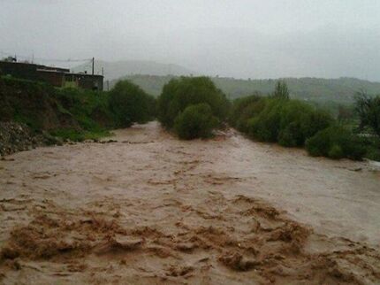 یک روستا در خراسان رضوی به زیر آب رفت