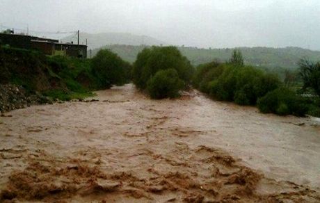 یک روستا در خراسان رضوی به زیر آب رفت