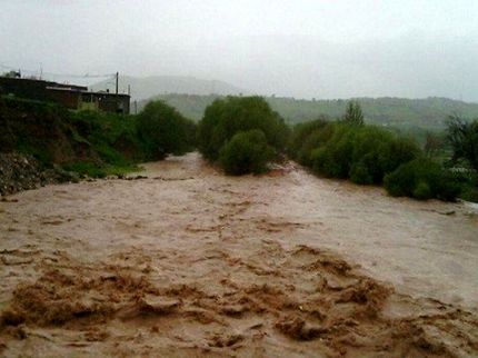یک روستا در خراسان رضوی به زیر آب رفت