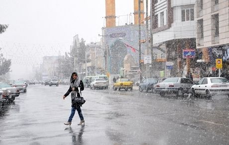 بارش برف در زاهدان بعد از هشت سال
