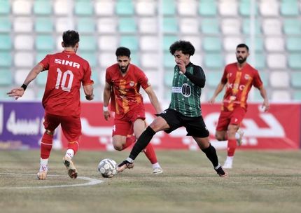 تساوی لحظه آخری فولاد خوزستان و خیبر در خرم آباد