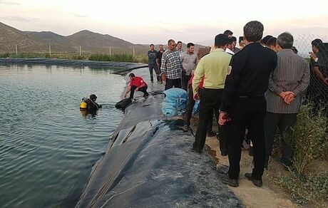 غرق شدن مردی میان سال در یکی از استخرهای کشاورزی منطقه قدیم آباد شهر قزوین