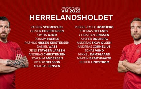 نفرات دانمارک برای جام جهانی مشخص شدند