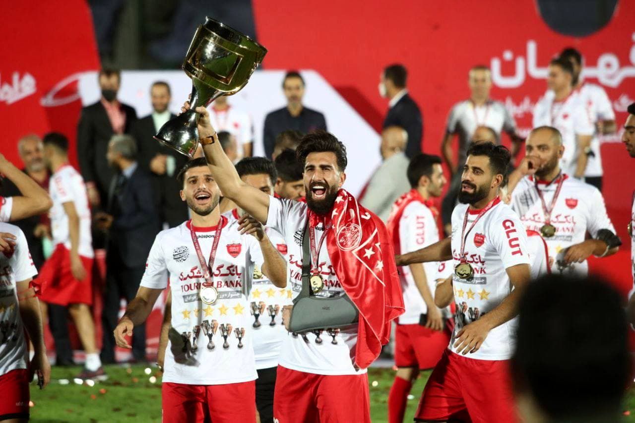 جشن پنجمین قهرمانی متوالی پرسپولیس در لیگ برتر