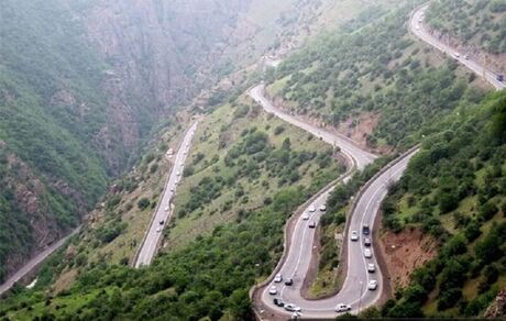 بازگشایی جاده چالوس بعد از حدود یک ماه