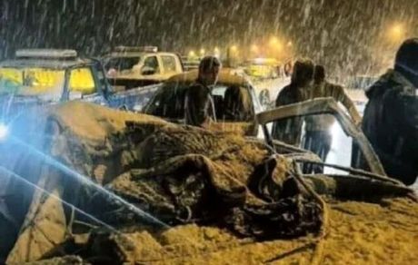 ۳ کشته بر اثر ریزش سنگ در جاده چالوس