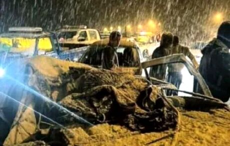 ۳ کشته بر اثر ریزش سنگ در جاده چالوس