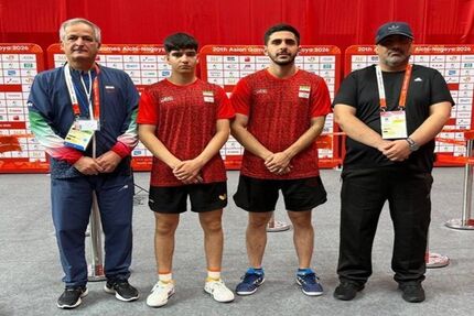تیم دو نفره تنیس روی میز ایران، سهمیه قهرمانی جهان سال ۲۰۲۷ گرفت