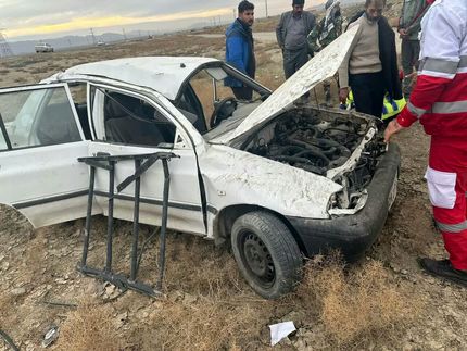 پراید واژگون شد / یک نفر جان باخت