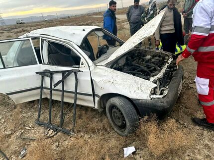 پراید واژگون شد / یک نفر جان باخت