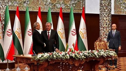 امضای بیانیه مشترک رئسای جمهوری ایران و تاجیکستان