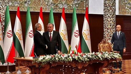امضای بیانیه مشترک رئسای جمهوری ایران و تاجیکستان