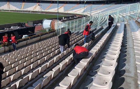 اقدام کانون هواداران باشگاه پرسپولیس برای رعایت نظم، پروتکل‌های بهداشتی و فاصله‌گذاری اجتماعی در ورزشگاه