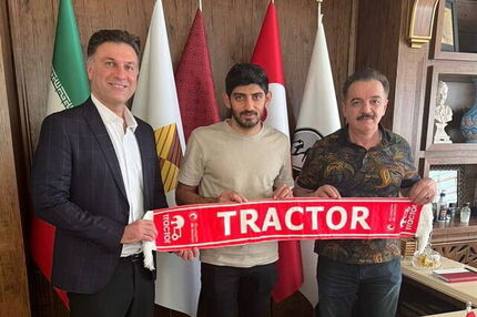 ستاره پرسپولیس به تراکتور پیوست