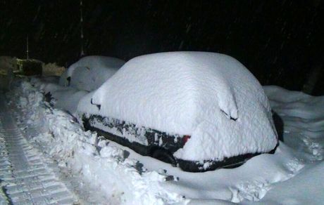 برف و کولاک، راه ارتباطی سروآباد-پاوه را بست