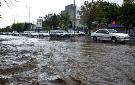 شیراز را سیل و آب گرفتگی فراگرفت + ویدئو
