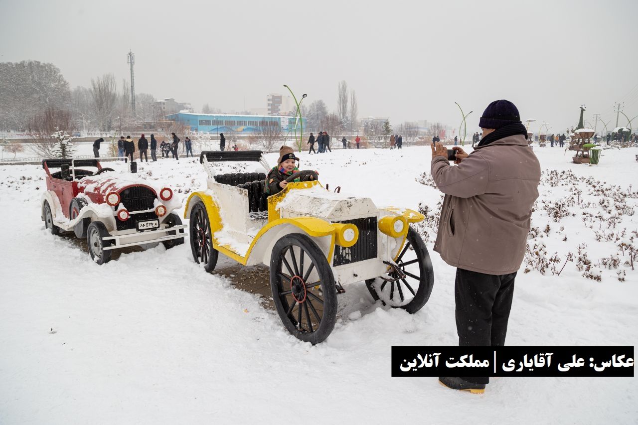 نیمه نخست زمستان ارومیه گذشت / دو ماه متفاوت بی و با برف