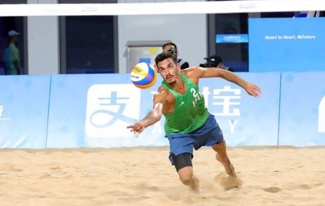 صعود تیم ملی والیبال ساحلی "ب" کشورمان به نیمه نهایی بازی‌های آسیایی