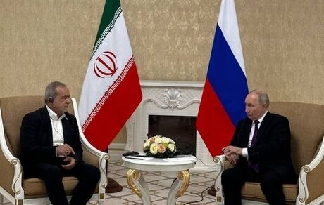 پزشکیان و پوتین دیدار کردند