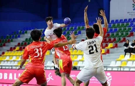 برد تیم ملی هندبال پسران ایران در بازیهای آسیایی جوانان بحرین