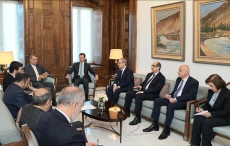 دیدار و رایزنی امیرعبداللهیان با بشار اسد