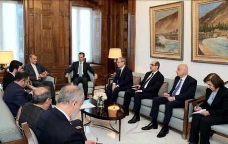 دیدار و رایزنی امیرعبداللهیان با بشار اسد