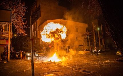 ۵ انفجار و آتش سوزی در شب چهارشنبه سوری تهران