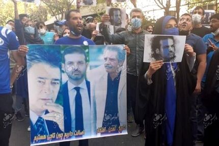 وقتی استراماچونی کنار حجازی و پورحیدری قرار گرفت