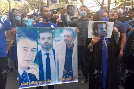 وقتی استراماچونی کنار حجازی و پورحیدری قرار گرفت