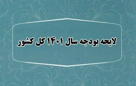 «اصلاح قانون بودجه سال ۱۴۰۱ کل کشور» به مجلس ارسال شد