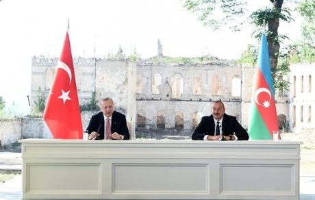 پیشنهاد اردوغان برای همکاری با ایران و روسیه در بازسازی قره‌باغ