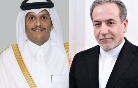 گفت و گوی وزرای خارجه ایران و قطر درخصوص توقف فوری جنگ در منطقه