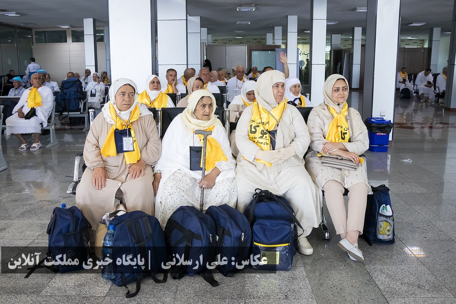 اعزام زائرین سرزمین وحی (حجاج) آذربایجان‌غربی از فروگاه بین‌المللی ارومیه