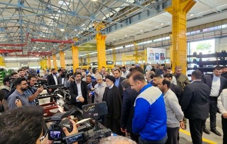 رئیس جمهور، خط تولید شرکت خودروسازان دیزلی آذربایجان را افتتاح کرد