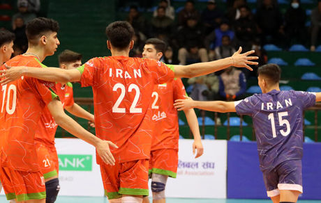 برد تیم ملی نوجوانان ایران در رقابت‌های والیبال باشگاه‌های آسیای مرکزی