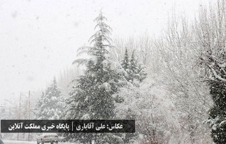 پیش‌بینی بارش برف در زنجان