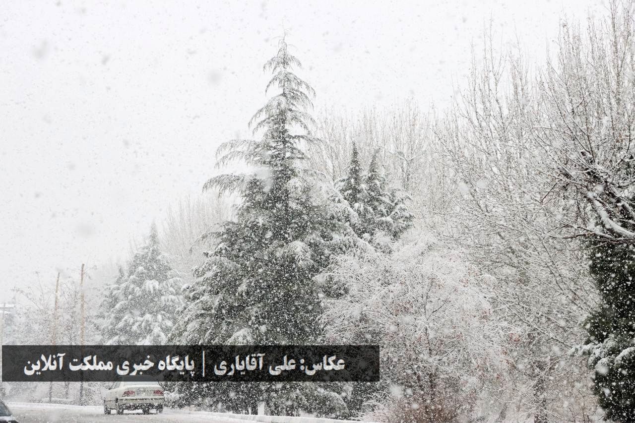 طراوت زمستانی ارومیه با اولین برف سال