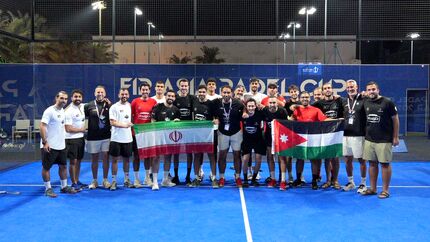 برد تیم‌های مردان و زنان ایران در پدل قهرمانی آسیا