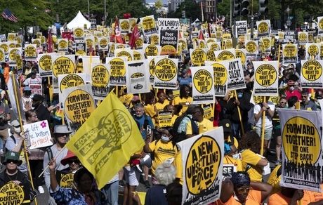 «کمپین فقرا» در واشنگتن برای بسیج رای‌دهندگان کم‌ درآمد