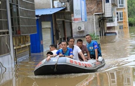 مرگ چهار تن در چین به دلیل بارندگی شدید