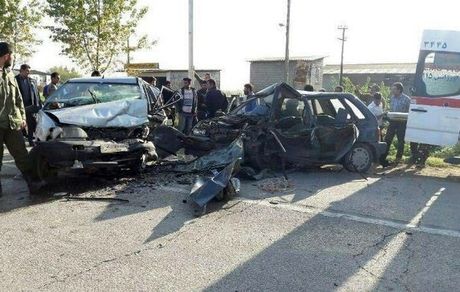 یک کشته و 3 مصدوم در پی برخورد تیبا با پراید در محور"یاسوج- اصفهان"